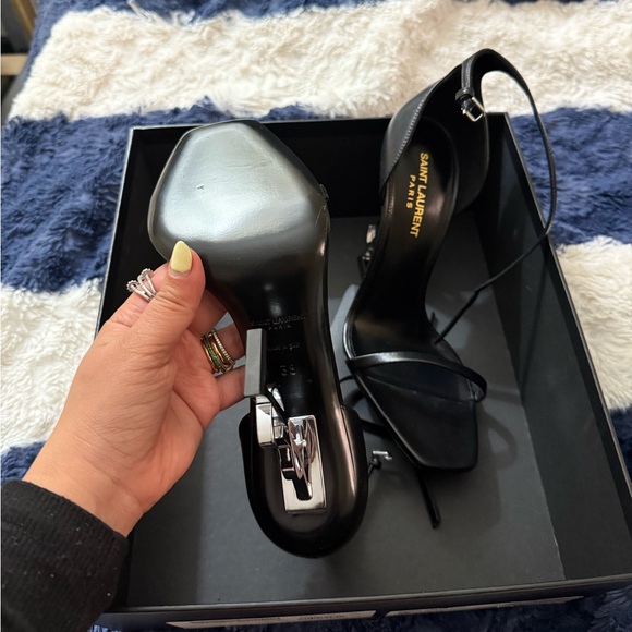 Authentic SAINT LAURENT Opyum YSL Heels Size 7.5 - Picture 8 of 9